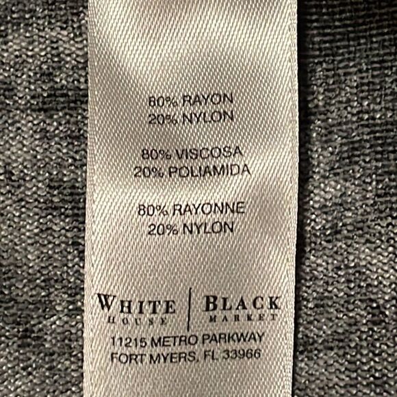 White House Black Market EUC modern paisley dolman sleeve sweater size XS - Picture 8 of 9